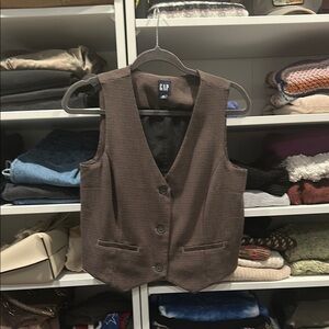 GAP Chocolate Brown Vest